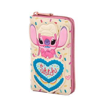 Lilo & Stitch Angel Cake Zip Around Wallet - Disney, , hi-res view 2
