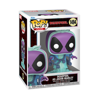 Pop! Plus Deadpool as Jacob Marley, Image 2