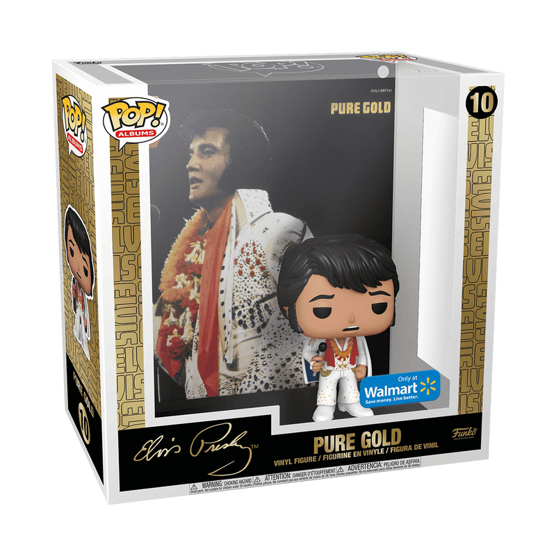 Pop! Albums Elvis - Pure Gold (Metallic) | From the Vault | Funko