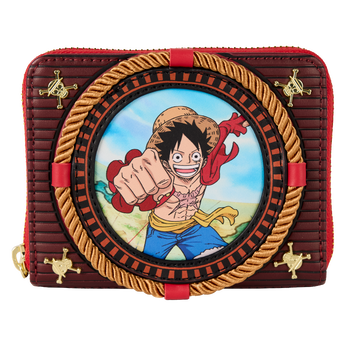 One Piece Luffy Zip Around Wallet, Image 1