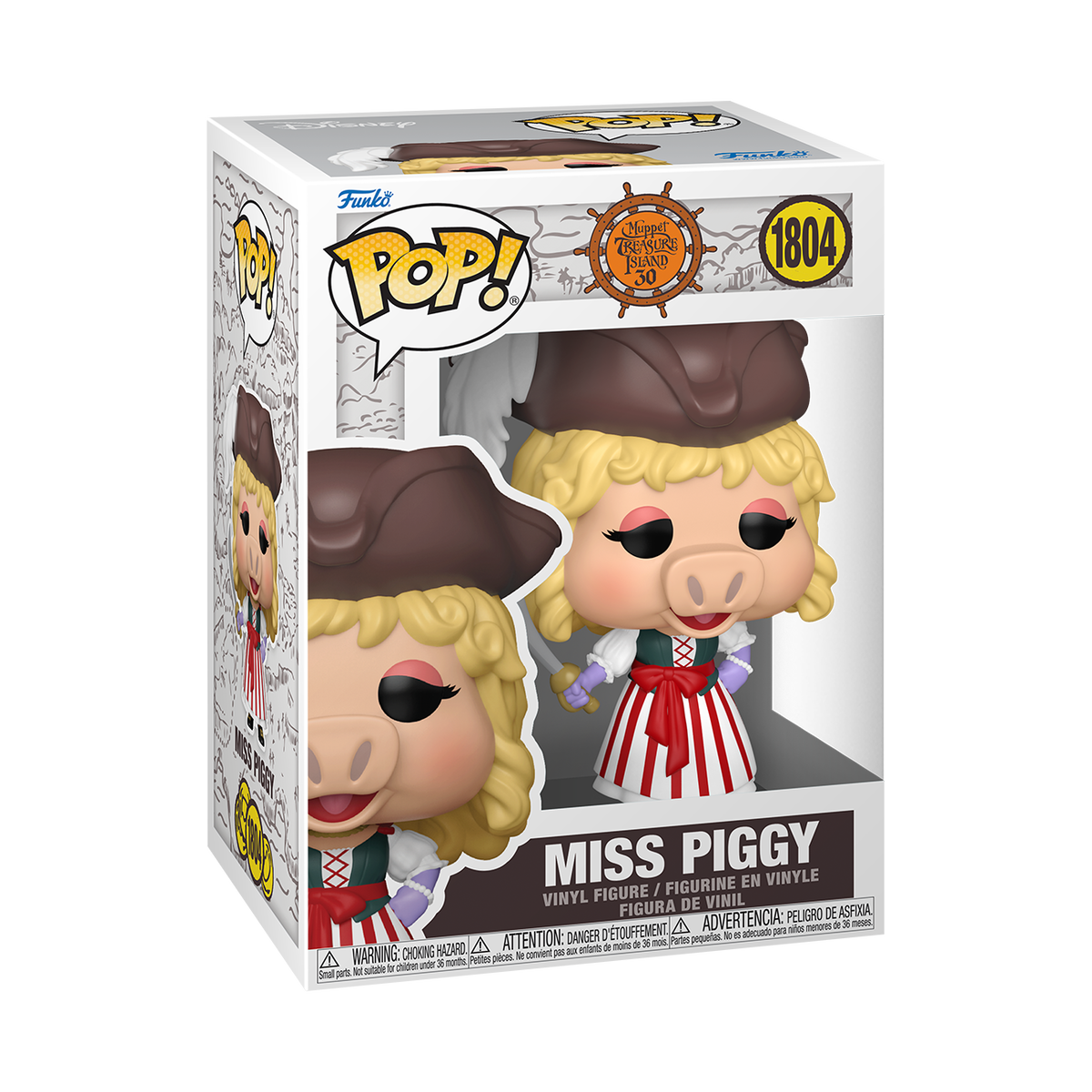 Детская фигурка Funko Pop! Miss Piggy (Muppet Treasure Island) — фото 2