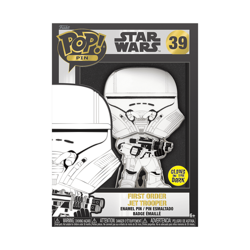 Pop! Pin First Order Jet Trooper (Glow), , hi-res view 1