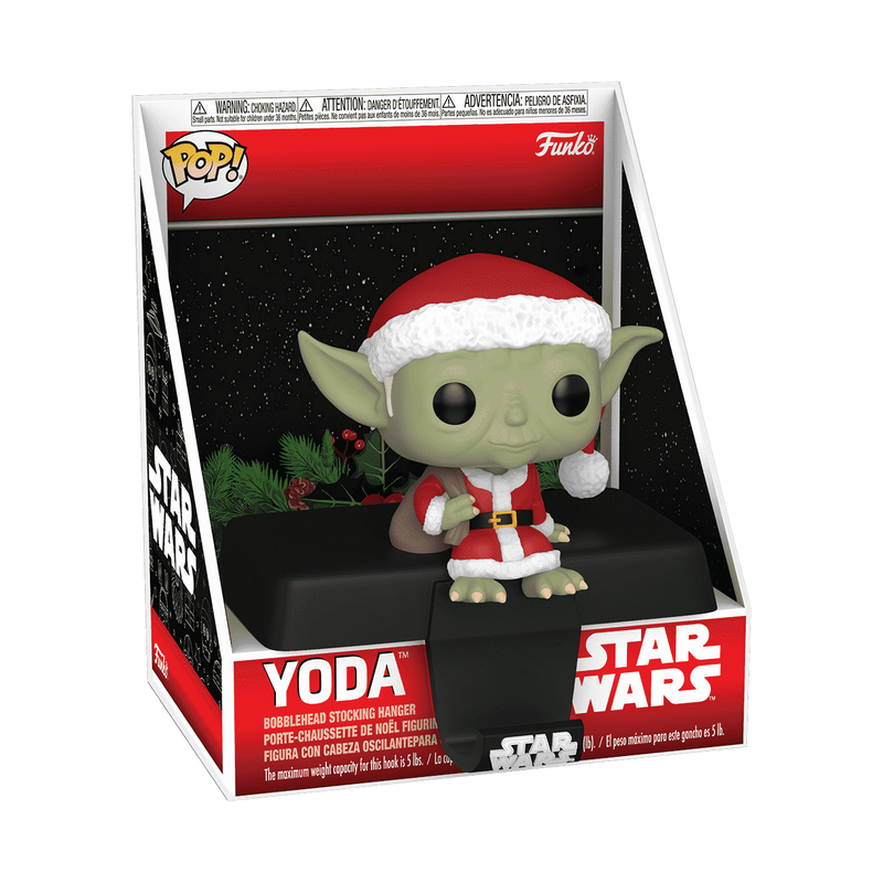 Pop! Stocking Hanger Yoda in Santa Outfit, , hi-res view 2