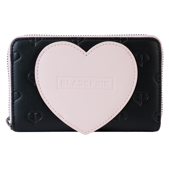 BLACKPINK All-Over Print Heart Zip Around Wallet, Image 1
