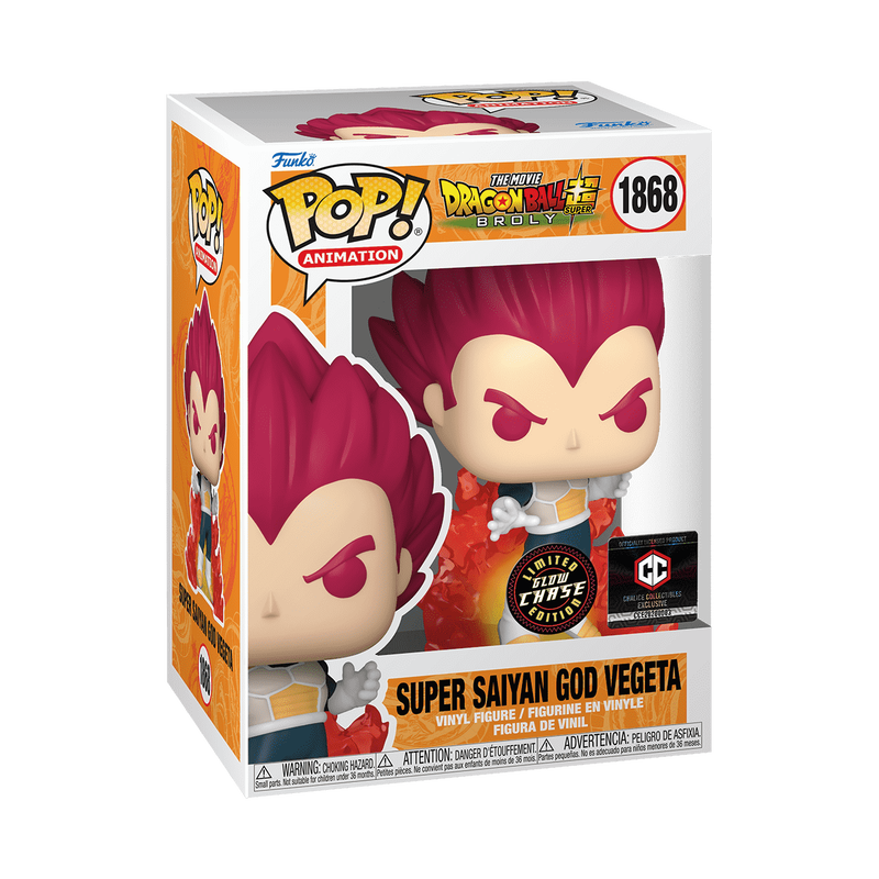 Pop! Super Saiyan God Vegeta with Aura, , hi-res view 4