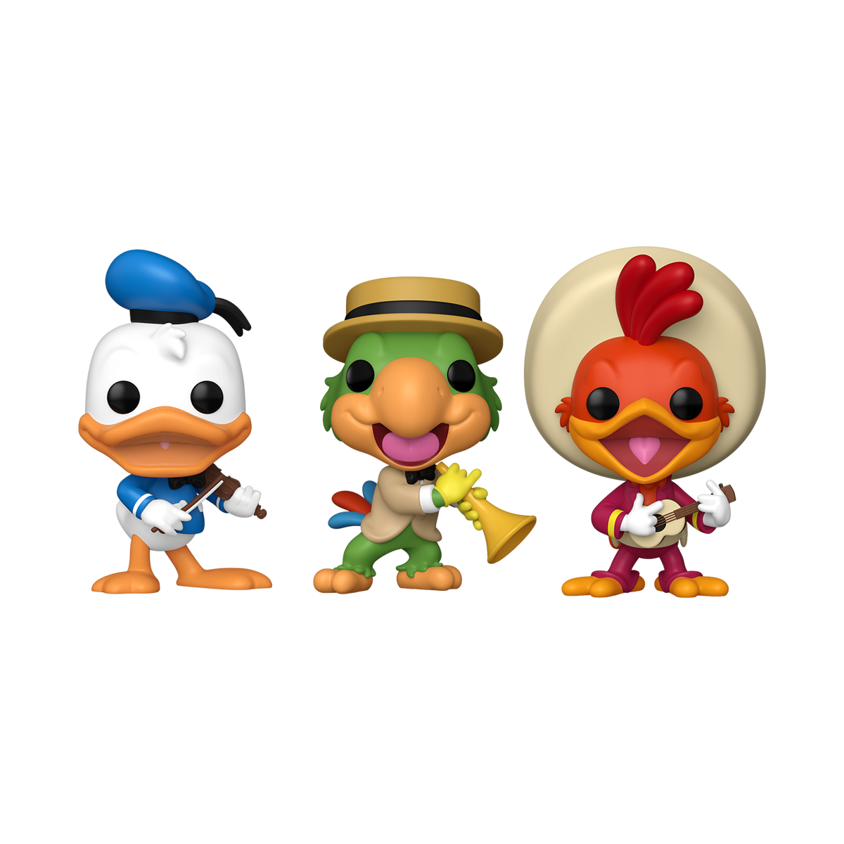 Набор из 3 фигурок Funko Pop! The Three Caballeros — фото 1