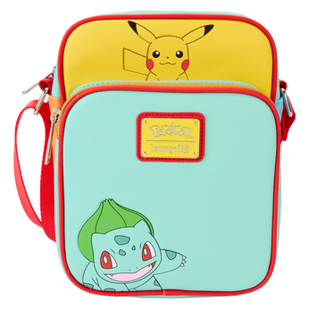 Pok&eacute;mon Color Block Starters Crossbody Bag, Image 1