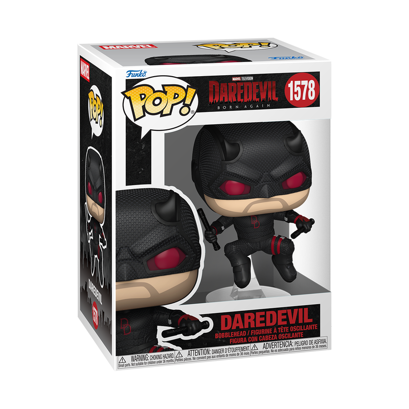 Pop! Daredevil (Black Suit) (Born Again), , hi-res view 2