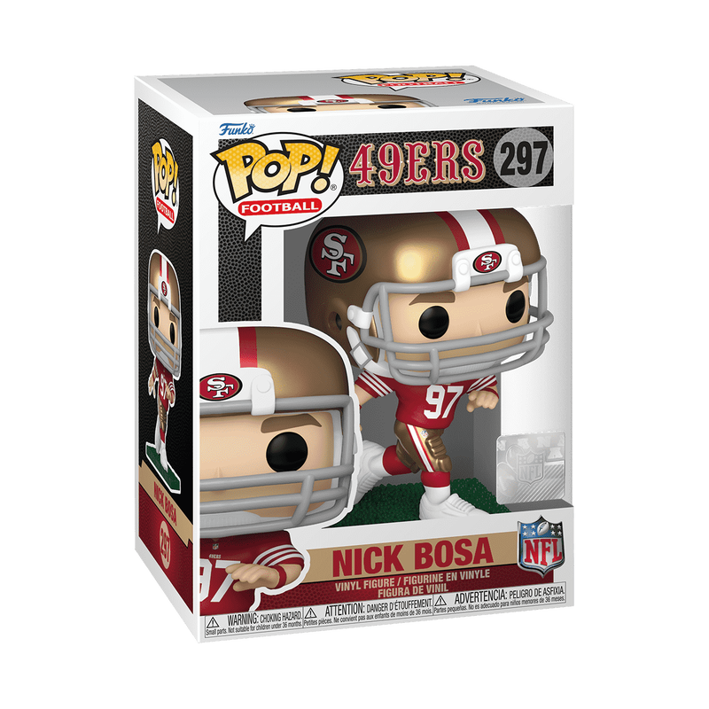 Pop! Nick Bosa (Running) (Red & Gold Uniform), , hi-res view 2