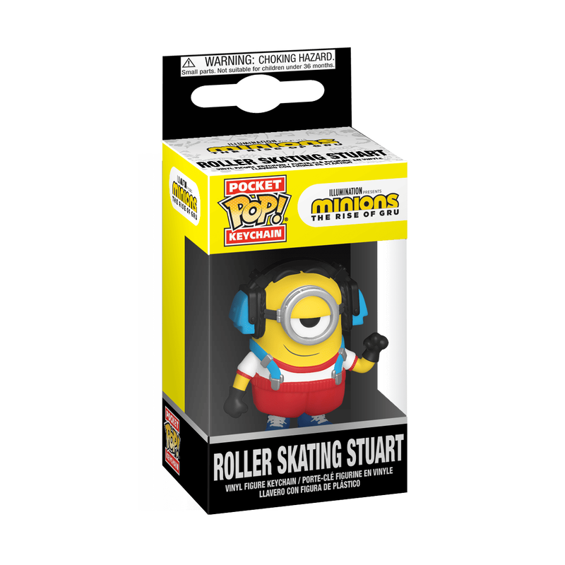 Pop! Keychain Stuart Roller Skating, , hi-res view 2