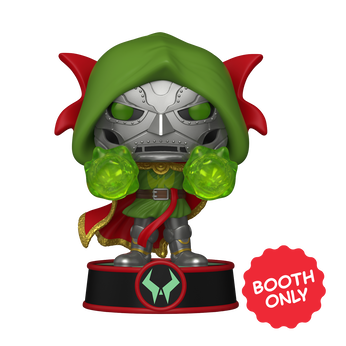 Pop! Light Up Sorcerer Supreme Doom with Pop! Protector(Marvel)
