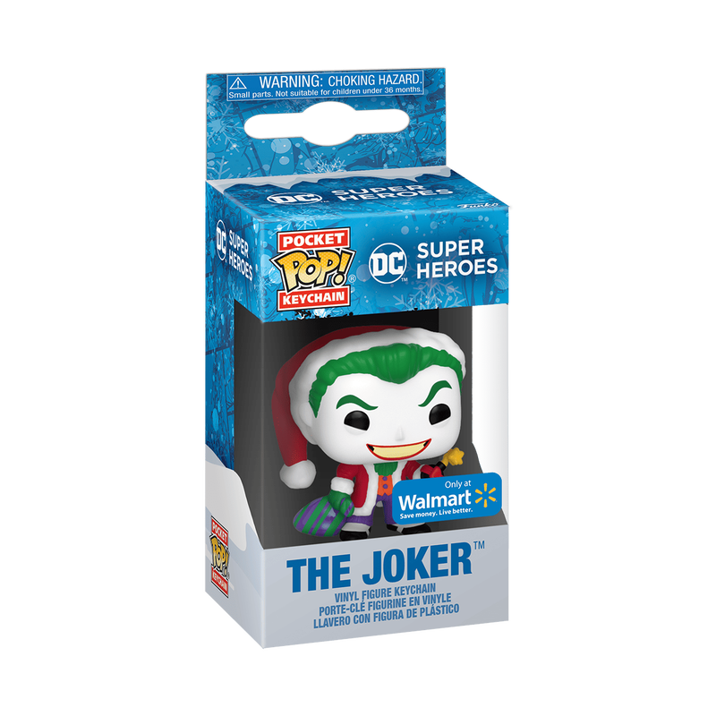 Pop! Keychain The Joker as Santa, , hi-res image number 2