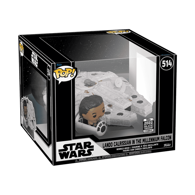 Pop! Rides Lando Calrissian in the Millennium Falcon (2022 Galactic Convention), , hi-res view 1