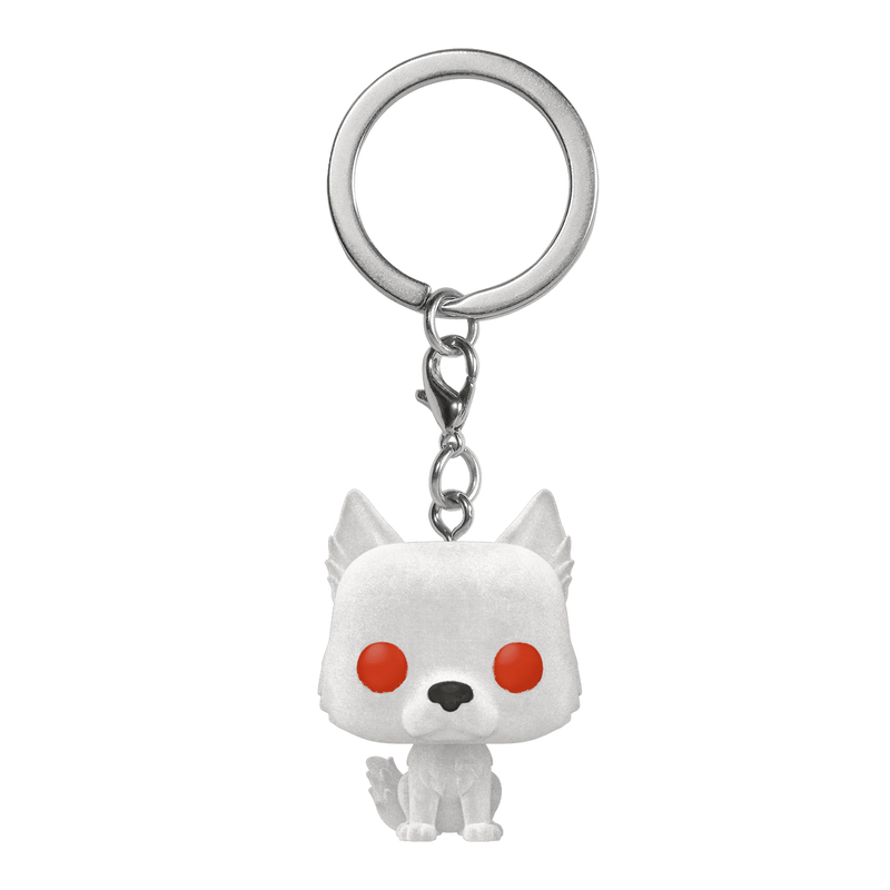 POP Keychain: GoT - Ghost (FL), , hi-res view 2