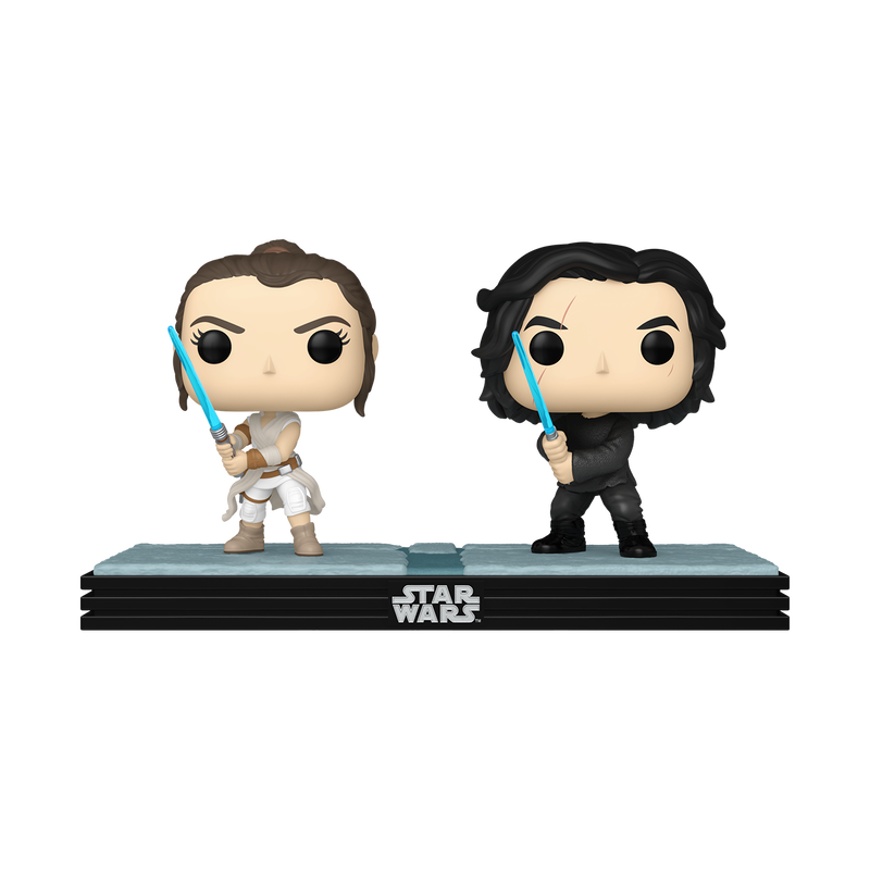 Pop! Moment Rey & Kylo Ren (Glow), , hi-res view 1