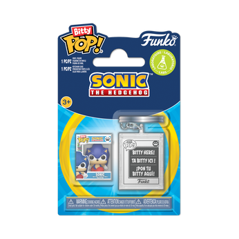 Bitty Pop! & Accessories Sonic & Keychain, , hi-res view 1