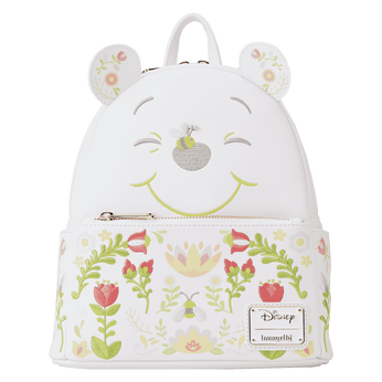Winnie the Pooh Cosplay Folk Floral Mini Backpack, Image 1