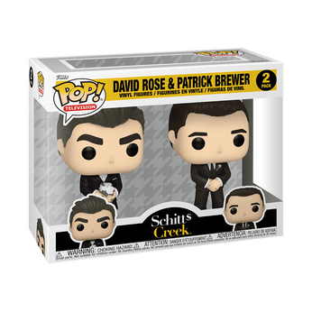Pop! David Rose & Patrick Brewer in Wedding Outfits 2-Pack, Image 2