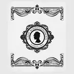 Bridgerton Lady Whistledown Reader's Club Sherpa Blanket, , hi-res view 2
