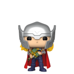 AMB: 2019 Marvel Holiday - POP Thor w/Hammer (present), , hi-res view 2