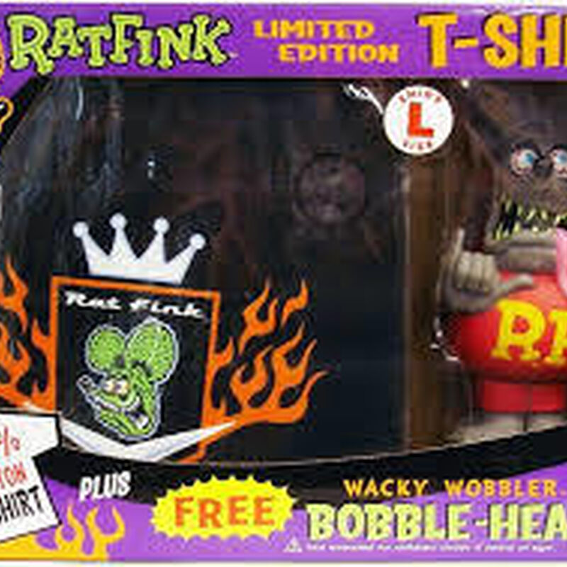 Rat Fink: Large Black T-Shirt Combo, , hi-res view 1