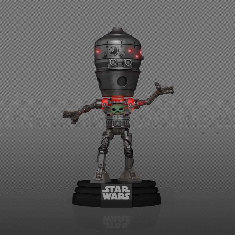 Pop! Deluxe Lights and Sounds IG-12 with Grogu, , hi-res view 3