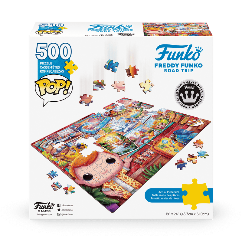Pop! Freddy Funko Road Trip Puzzle, , hi-res view 3