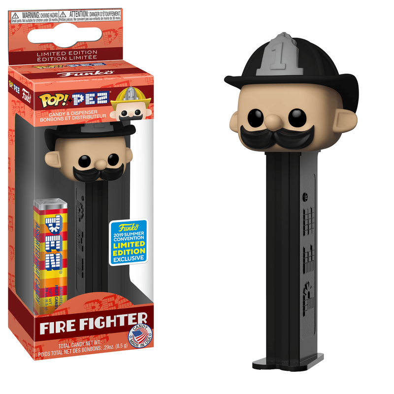 N4S POP PEZ: PEZ Pals - Fireman (Black), , hi-res view 1