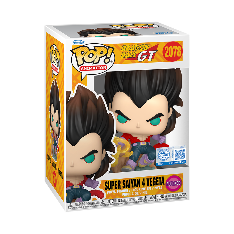Pop! Super Saiyan 4 Vegeta (Flocked), , hi-res view 2