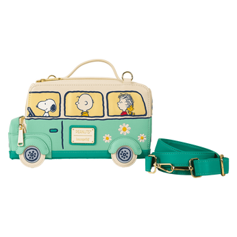 Peanuts Gang Road Trip Bus Light Up Figural Crossbody Bag, Image 1