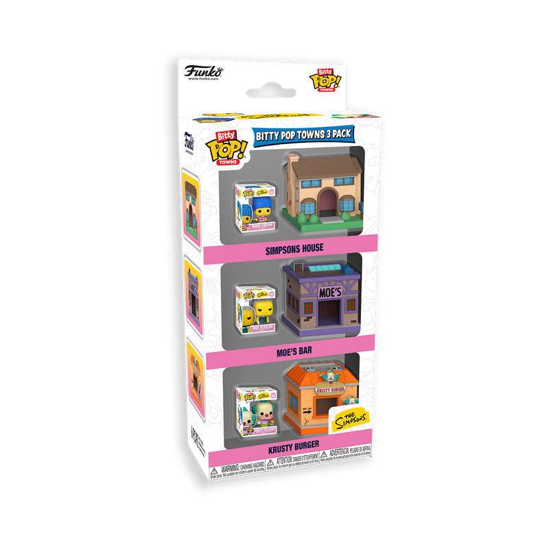 Bitty Pop! Towns The Simpsons 3-Pack, , hi-res view 1