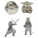 Ahsoka & Grogu 4-Pack Pin Set, , hi-res view 2