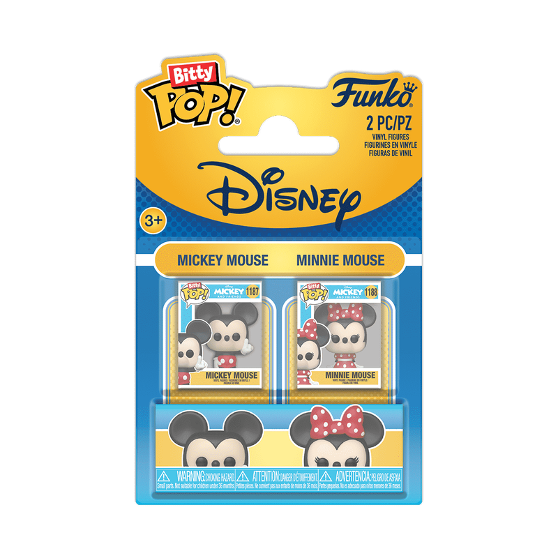 Bitty Pop! Mickey & Minnie Mouse 2-Pack, , hi-res view 1