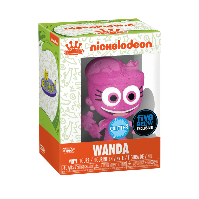 Nickelodeon Wanda Mini Vinyl Figure (Pink) (Glitter), , hi-res view 1