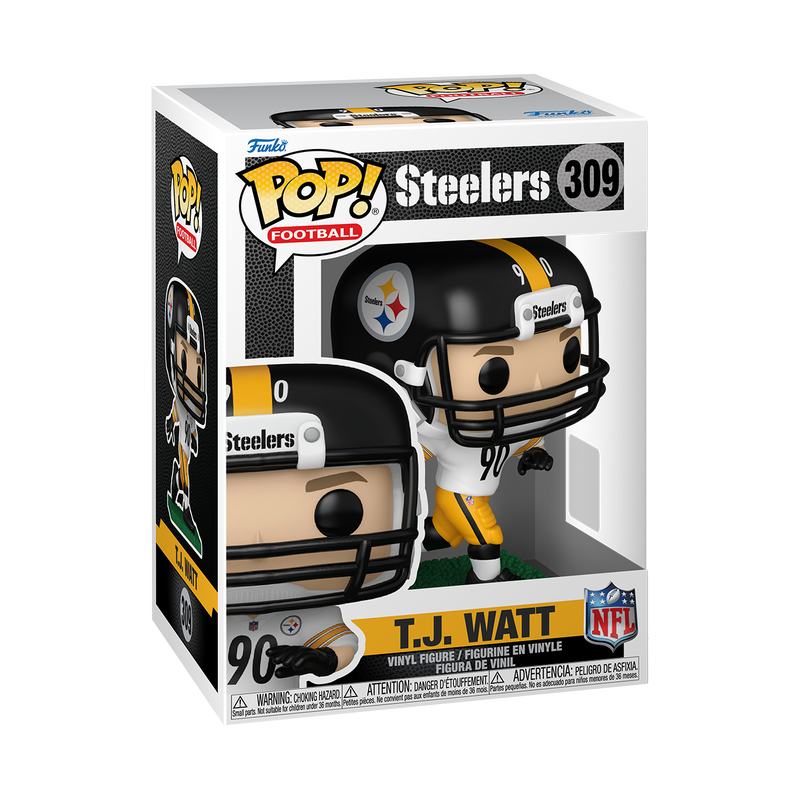 Pop! T.J. Watt (White & Yellow Uniform), , hi-res view 2