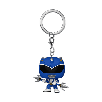 Pop! Keychain Blue Ranger (30th Anniversary), Image 1