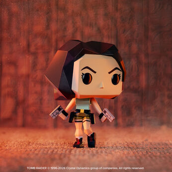 Pop! Lara Croft (Polygonal) FWlifestyle1 view 2