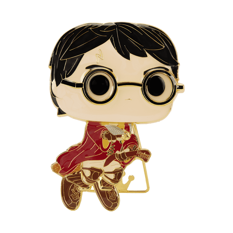 Pop! Pin Harry Potter with Broom (Glow), , hi-res view 2