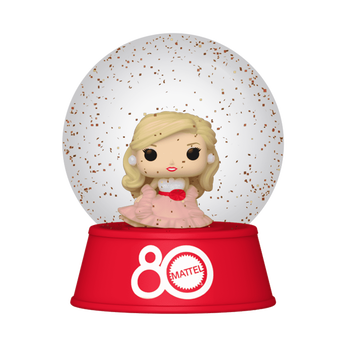 Peaches 'N Cream Barbie Mini Glitter Globe, Image 1
