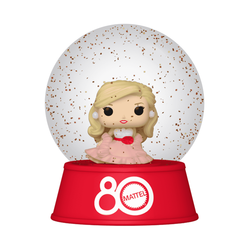 Peaches 'N Cream Barbie Mini Glitter Globe, , hi-res view 1