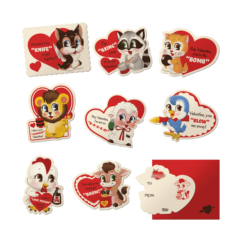 Villainous Valentines 8 Piece Card Set, , hi-res view 3