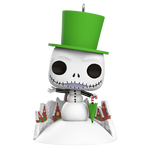 Jack Skellington Snowman Ornament, , hi-res view 1