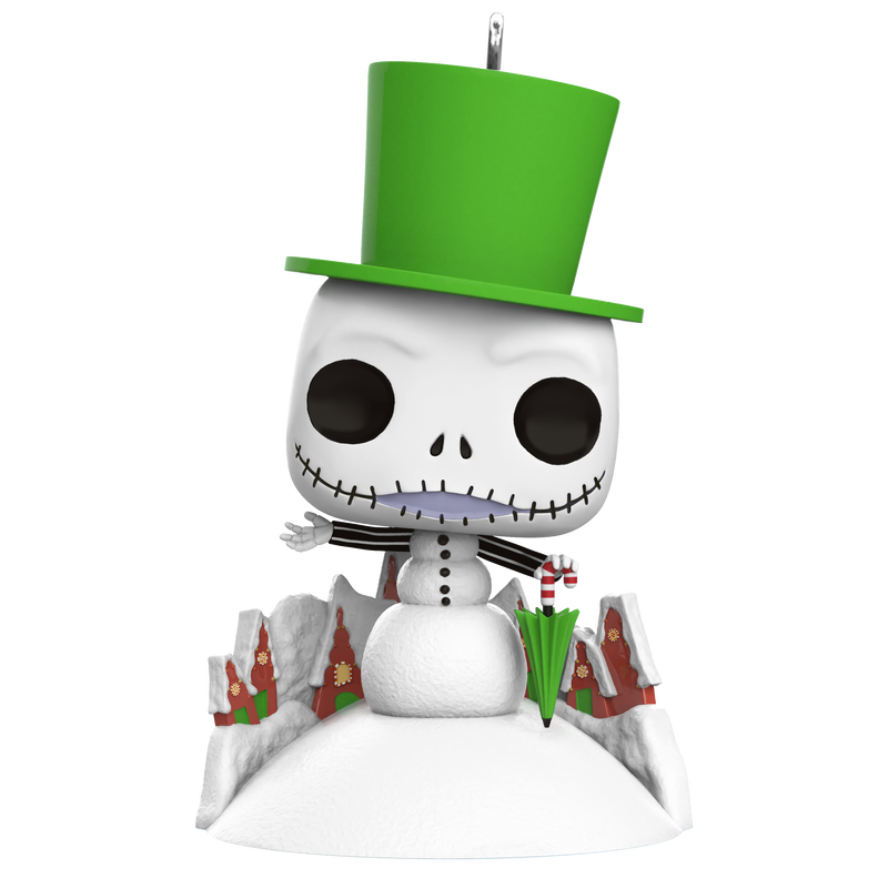Jack Skellington Snowman Ornament, , hi-res view 1