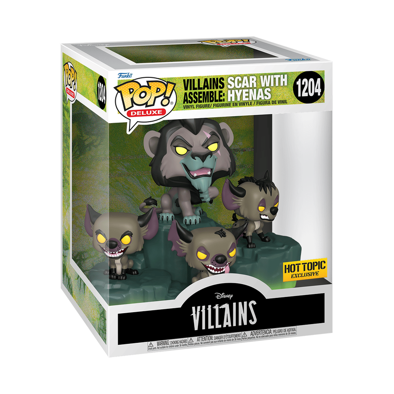 Pop! Deluxe Villains Assemble: Scar with Hyenas, , hi-res image number 2