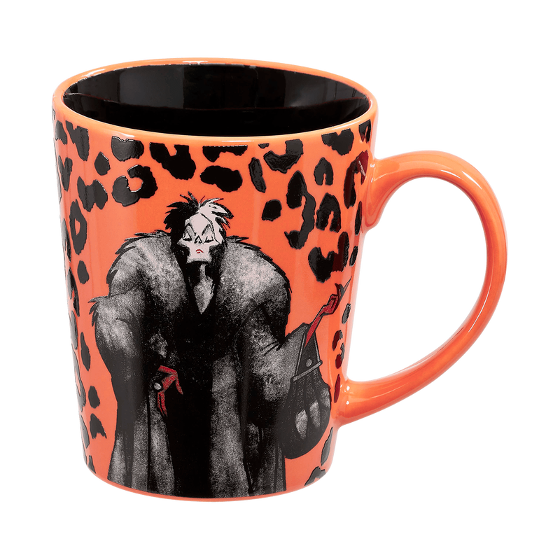 Cruella de Vil Metal Ceramic Mug, , hi-res image number 1