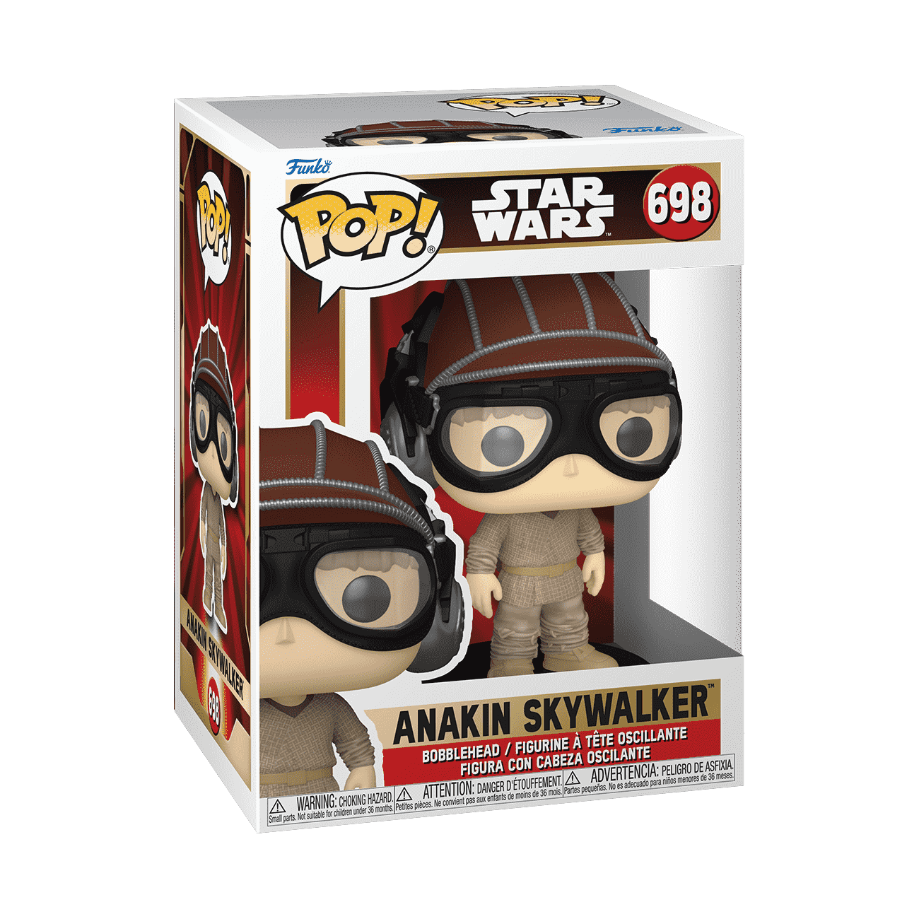 Pop! Anakin Skywalker in Pod Racer Helmet