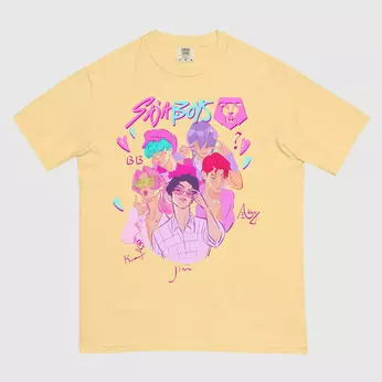 KPop Demon Hunters Saja Boys Lineup Tee, Image 2