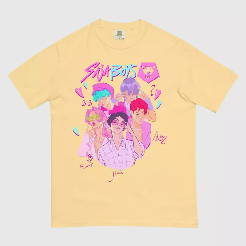 KPop Demon Hunters Saja Boys Lineup Tee, , hi-res view 2