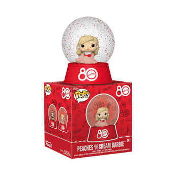 Peaches 'N Cream Barbie Mini Glitter Globe, Image 2