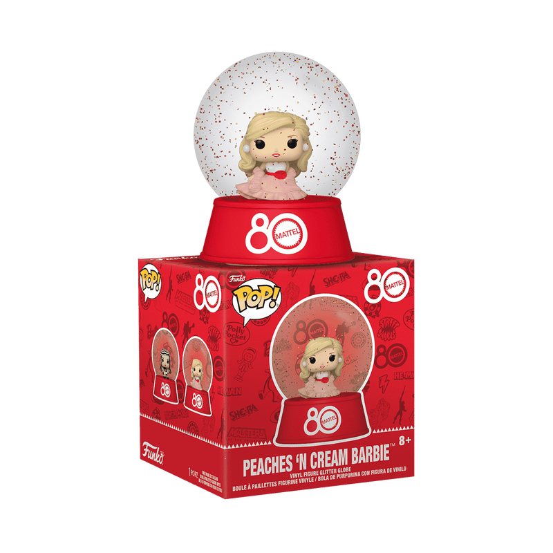Peaches 'N Cream Barbie Mini Glitter Globe, , hi-res view 2